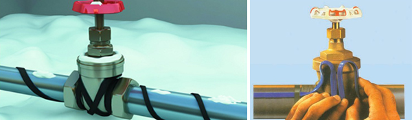 阀门等管道设备怎么正确预留出多余的电热带(图1) 阀门等管道设备怎么正确预留出多余的电热带(图1)