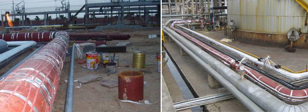 电伴热带在工业管道中有哪些优势？(图1)