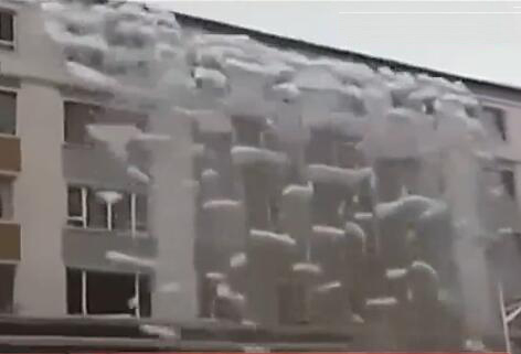 未安装电伴热带的屋顶